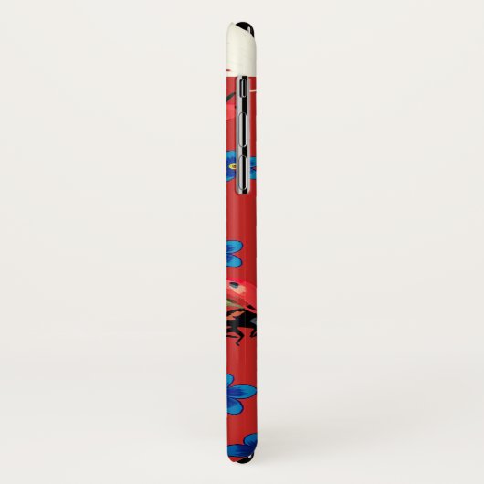 Lady bugs Apple iPhone X, nauwelijks daar Case-Mate iPhone Case (Achterkant/links)