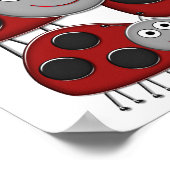 Lady Bugs Birthday Party Banner Poster (Hoek)