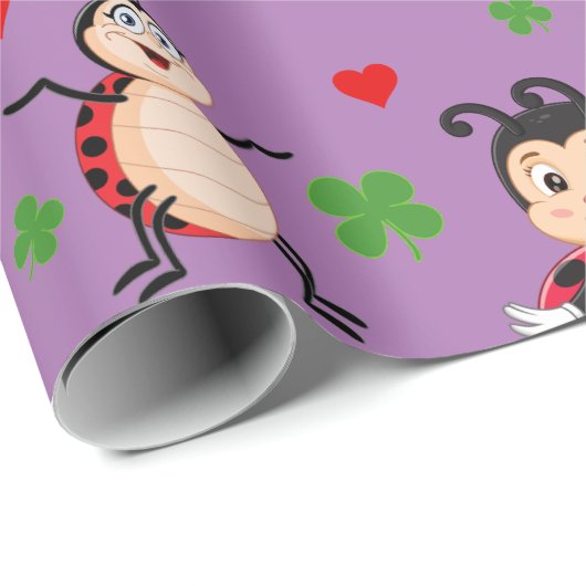 Lady Bugs Cadeaupapier (Rol Hoek)