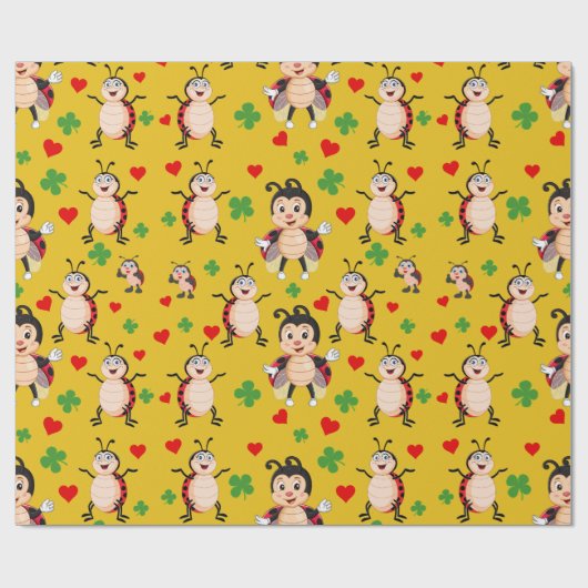 Lady Bugs Cadeaupapier (Vlak)