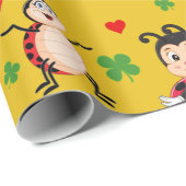 Lady Bugs Cadeaupapier (Rol Hoek)