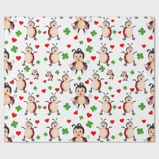 Lady Bugs Cadeaupapier (Vlak)