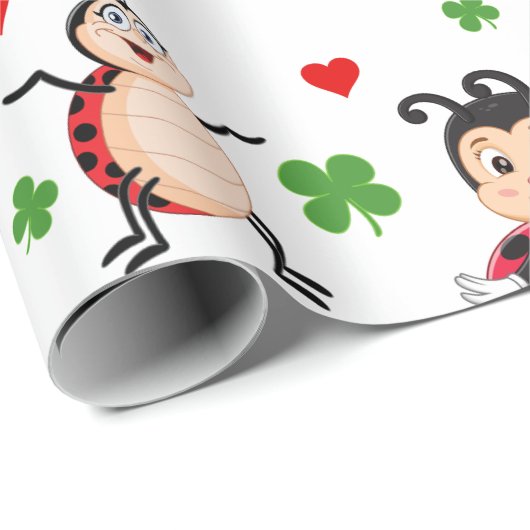 Lady Bugs Cadeaupapier (Rol Hoek)