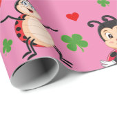 Lady Bugs Cadeaupapier (Rol Hoek)