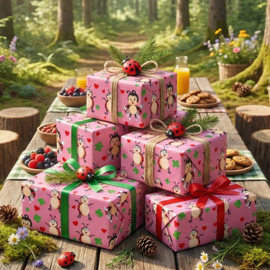 Lady Bugs Cadeaupapier