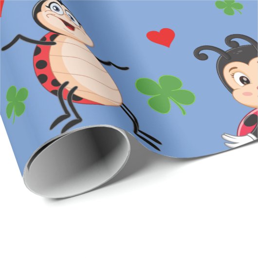 Lady Bugs Cadeaupapier (Rol Hoek)