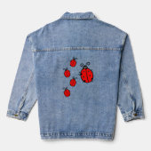 Lady Bugs Design Denim Jas Denim Jacket (Achterkant)