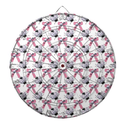 Lady Bugs en bogen Dartbord (Voorkant)