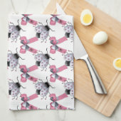 Lady Bugs en bogen Theedoek (Quarter Fold)