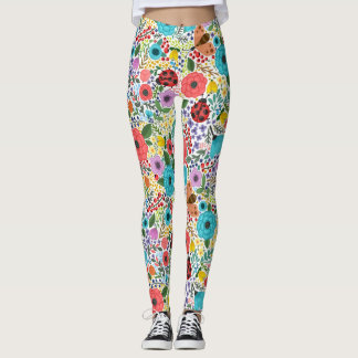 Lady Bugs en Flowers Leggings