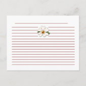 Lady Bugs en watermeloenen Briefkaart (Achterkant)