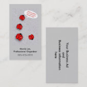 Lady Bugs Humoureuze Yard Sale Visitekaartje (Voorkant / Achterkant)