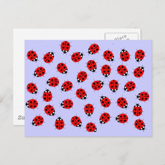 Lady Bugs Items Briefkaart (Voorkant / Achterkant)