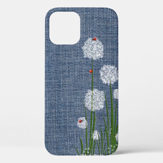 Lady Bugs op Flower Hoesje-Mate iPhone Case (Achterkant)