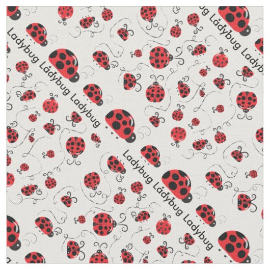 Lady Bugs Overal Stof (Close Up)