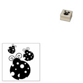 Lady Bugs Rubberstempel (Gestempeld)