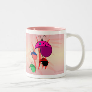 Lady Bugs Tweekleurige Koffiemok