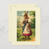 Lady Bunny brengt paasvreugde Feestdagenkaart (Voorkant / Achterkant)