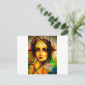 Lady Butterfly.jpg Briefkaart (Staand voorkant)