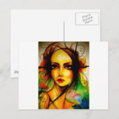 Lady Butterfly.jpg Briefkaart (Voorkant / Achterkant)