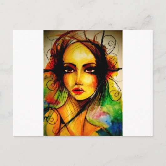 Lady Butterfly.jpg Briefkaart (Voorkant)