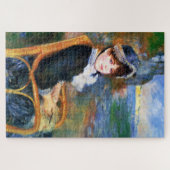 Lady by the Seashore (door Pierre-Auguste Renoir) Legpuzzel (Horizontaal)