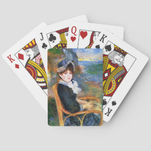 Lady by the Seashore (door Pierre-Auguste Renoir) Pokerkaarten
