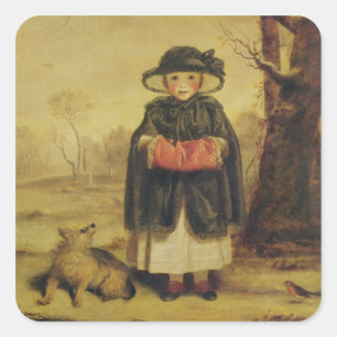 Lady Caroline Montagu, c.1776 (olie op doek) Vierkante Sticker