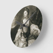 Lady Caroline Russell, gegraveerd door James McArd Ronde Klok (Hoek)