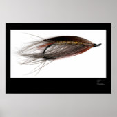 Lady Caroline Salmon Fly Poster (Voorkant)