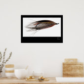 Lady Caroline Salmon Fly Poster (Keuken)