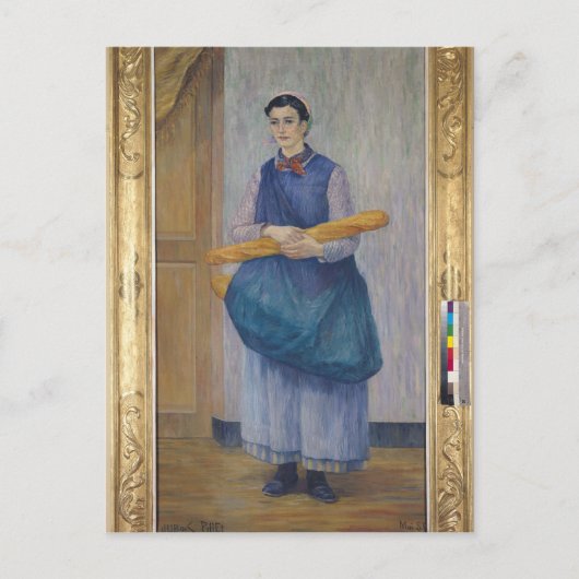 Lady Carrying Bread, 1889 Briefkaart (Voorkant)