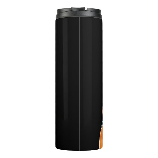 Lady Cartoon gepersonaliseerd Thermosbeker (Achterkant)