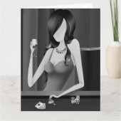 Lady Casino Las Vegas Greetings Kaart (Voorkant)