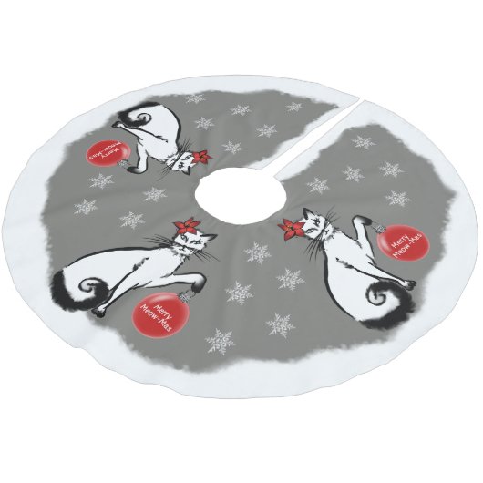 Lady Cat Kerstboom Rok (Gekanteld)