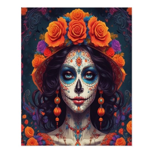 Lady Catrina portrait Perfect Poster (Voorkant)