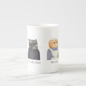LADY CATS Bone China Mok + Tekst (Voorkant)