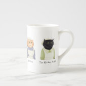 LADY CATS Bone China Mok + Tekst (Rechts)