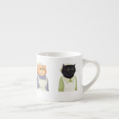LADY CATS Espresso Cup Kop (Rechts)