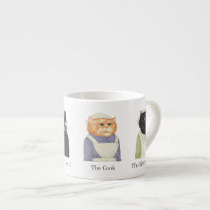 LADY CATS Espresso Cup + Tekst Kop