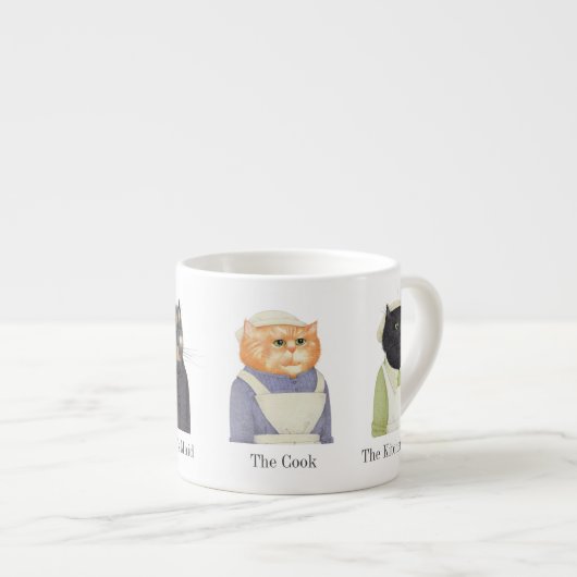 LADY CATS Espresso Cup + Tekst Kop (Voorkant rechts)