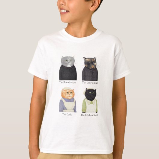 LADY CATS Jongens Basis T-shirt (Voorkant)