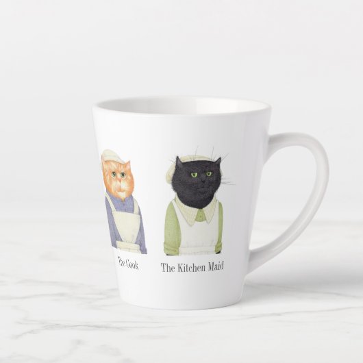 LADY CATS Latte Mok + Tekst (Rechts)