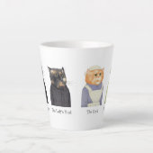 LADY CATS Latte Mok + Tekst (Voorkant)
