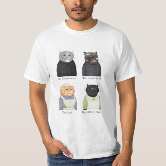 LADY CATS MANNEN T-SHIRT (Voorkant)