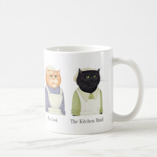 LADY CATS Witte Mok + Tekst (Rechts)