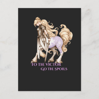 Lady Centaur: Aan de Overwinnaar de Buit Briefkaart