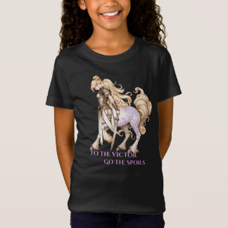 Lady Centaur: Aan de Overwinnaar de Buit T-shirt
