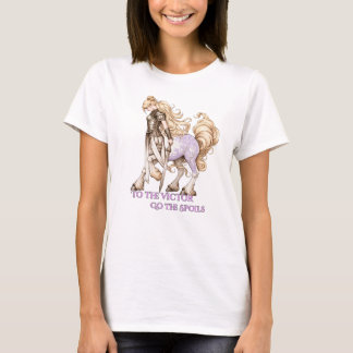 Lady Centaur: Aan de Overwinnaar de Buit T-shirt