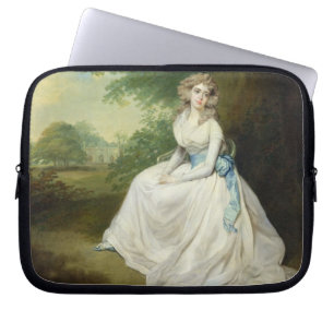 Lady Chambers, c.1789 (olie op canvas) Laptop Sleeve